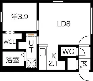 JUNO(ユノ)【2階】の間取り