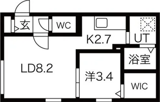 Kanaloa(カナロア)【1階】の間取り
