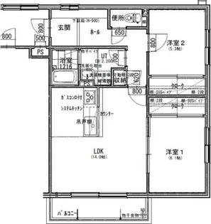 グレーシアK【2階】の間取り
