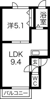 ハーモニー17【1階】の間取り