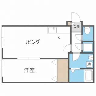 ルナパークII【101号室】の間取り