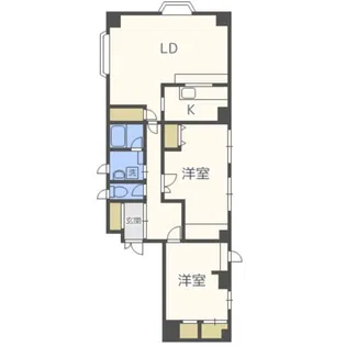 BLANDNESS1【1F号室】の間取り