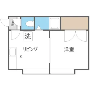サウスキャロルNo.16【3階】の間取り