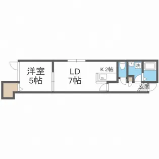 ヴァンベール【201号室】の間取り