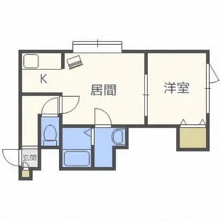 クレシア【105号室】の間取り