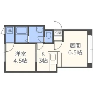 ソシアルトミイNo.63【6号室】の間取り