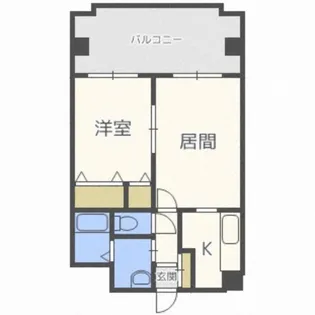 RICH 中の島・M【1001号室】の間取り