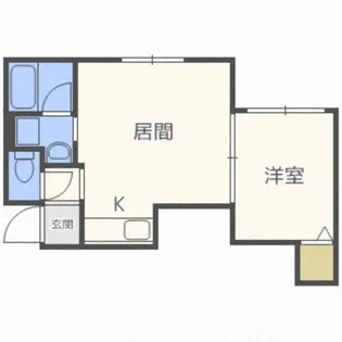 プロシード札幌【203号室】の間取り