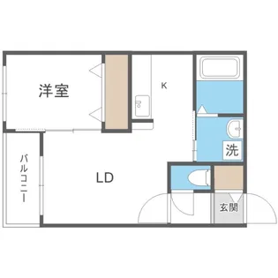 タルト南郷【4階】の間取り