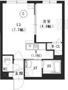 Rent南郷(レント南郷)【4階】の間取り