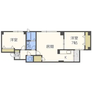 Peace Avenue SHIRASAKI【602号室】の間取り