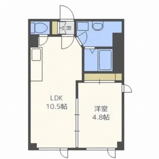 メゾンドアルファ【3階】の間取り