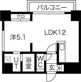 SEIRA南郷7【4階】の間取り