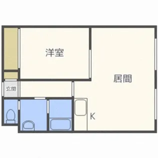 リバティ南郷通5【103号室】の間取り