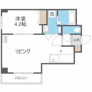 サンシャイン1−9【303号室】の間取り