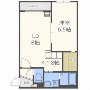 THE PARK 1【4階】の間取り