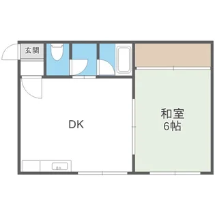 中央地建コーポ【201号室】の間取り