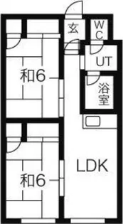 KJビル・5号棟【305号室】の間取り