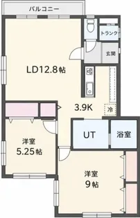 南郷アペリオ【101号室】の間取り