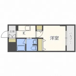 シティコート北1条【5階】の間取り