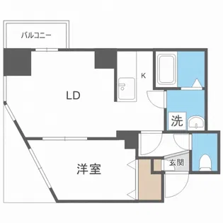 ラポム美園【701号室】の間取り