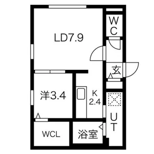 JUNO【2階】の間取り