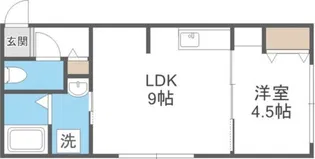 ASTER HOROHIRA【2階】の間取り
