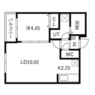 クレリア南郷【3階】の間取り