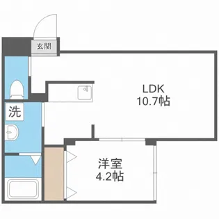 平岸KTA【4階】の間取り