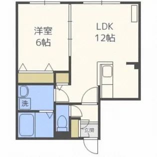 Comfort美園4条【2階】の間取り