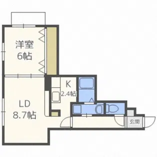 リバーフォレスト【402号室】の間取り