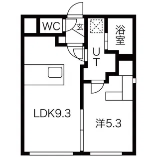 FIORE SARA(フィオーレ サーラ)【4階】の間取り