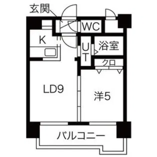 ノーザンライト平岸【603号室】の間取り
