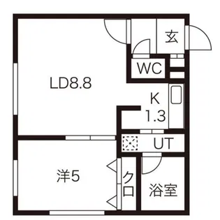 ポーザ福住【3階】の間取り