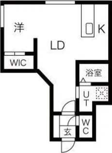 エアフォルク行啓通【2階】の間取り