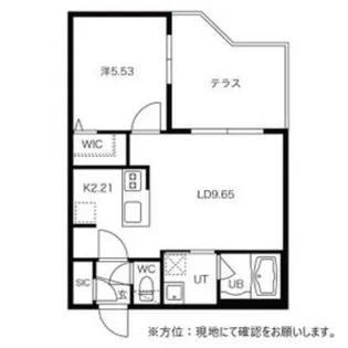 カルグランデ菊水【1階】の間取り