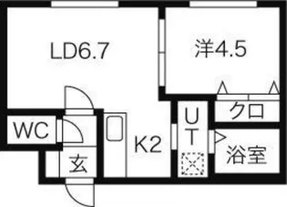 ル・ファール南郷アネックス【2階】の間取り