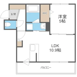 ザ・リズムパークビレッジ【3階】の間取り