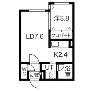 Floresta43°【4階】の間取り