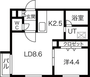 ビルズ本郷【3階】の間取り