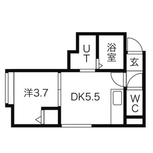 コンブリオ【203号室】の間取り