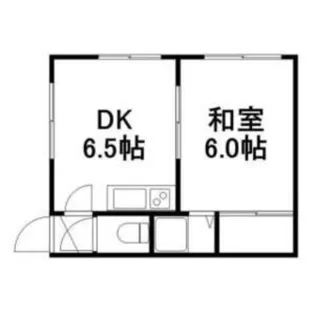 ポッシュビル南郷【303号室】の間取り
