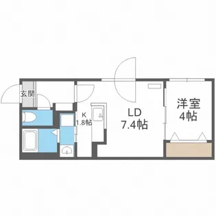 ALPHA本郷通Ⅱ【4階】の間取り