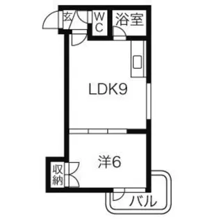 パルコート62【3階】の間取り