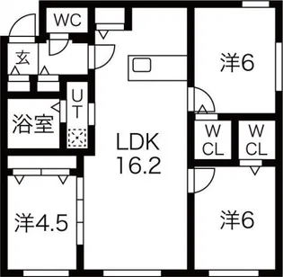 MA豊平公園【4階】の間取り