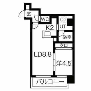 MARUKOH MS NO.2【4階】の間取り