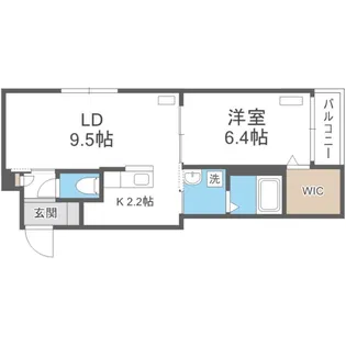 グランスター9【2階】の間取り