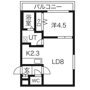 クレドヒルズ【3階】の間取り
