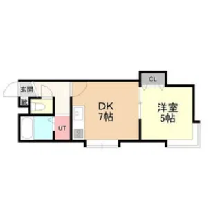 コンチェルト【201号室】の間取り