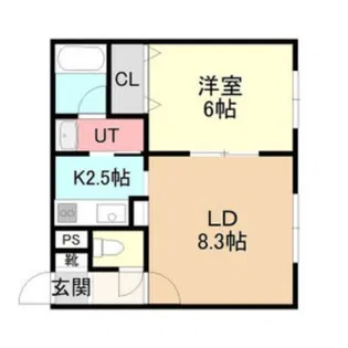 イルミナーレ南郷【3階】の間取り
